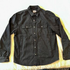 Huckberry Flint & Tinder - Bedford Camp Shirt in Black (XL)